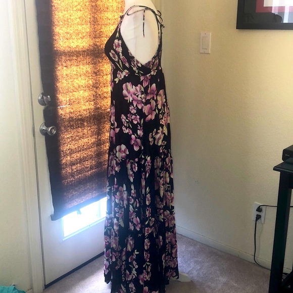 Free People Garden Party Onyx Floral Maxi Dress - Picture 8 of 12
